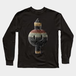 Abstract pendant, Red and Black Long Sleeve T-Shirt